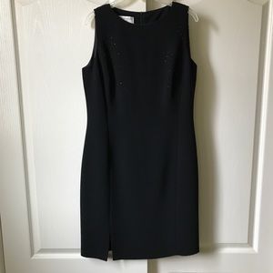 Little Black Dress with Black rhinestone detail